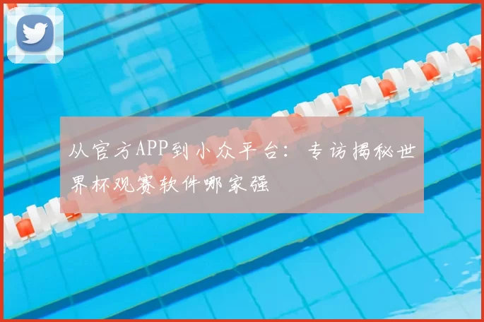 从官方APP到小众平台:专访揭秘世界杯观赛软件哪家强